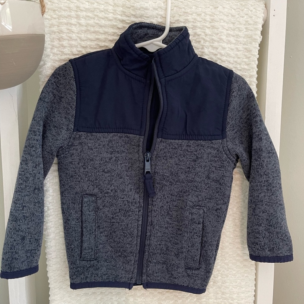 Toddler Boys Sweater Fleece Trail Jacket